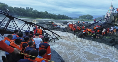 Dos muertos y 32 heridos tras colapso de puente en destino turístico en India