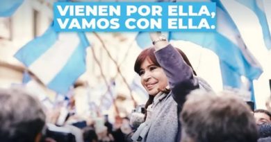 Organizan marcha multitudinaria en defensa de Cristina de Kirchner en Argentina