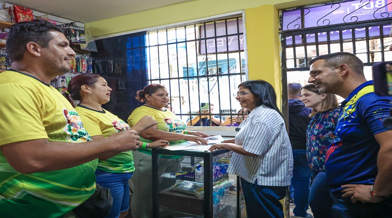 Vicepresidenta Rodríguez supervisó emprendimientos comunales en La Guaira
