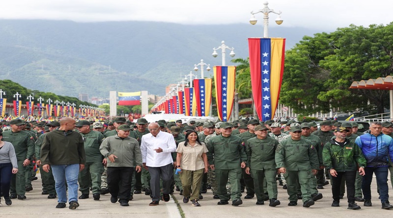 FANB y autoridades nacionales encabezan Marcha por 204 años de la Batalla de Carabobo