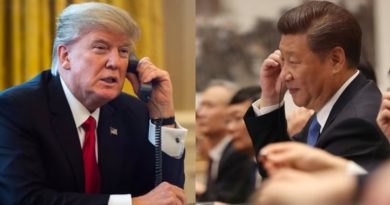 Trump dice que llamada con Xi Jinping fue "muy positiva"
