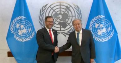 Canciller solicita a António Guterres que ONU actúe a favor de migrantes secuestrados