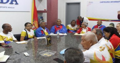 Glorias Deportivas de Aragua recibirán apoyo integral