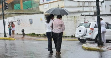 Precipitaciones dispersas se esperan este domingo en 12 estados del país