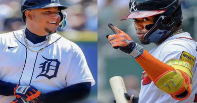 Ronald Acuña Jr. se acerca a Miguel Cabrera en récord de jonrones