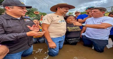 Gobierno Bolivariano atiende afectación vial por lluvias en Guárico