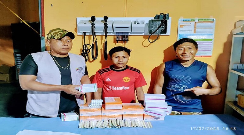 Comunidades de Alto Parima reciben capacitación y dotación de antimaláricos