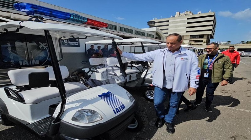 Aeropuerto de Maiquetía recibe 10 vehículos eléctricos para optimizar servicios