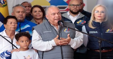 Elvis Amoroso: Venezuela demuestra que quiere paz y tranquilad