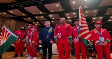 Abanderados atletas de Lara rumbo a los XIX Juegos Deportivos Estudiantiles