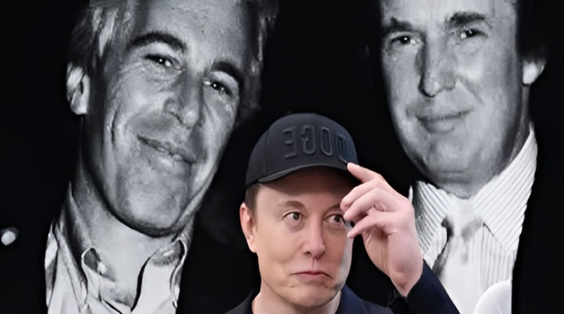 Elon Musk, Donald Trump y Epstein