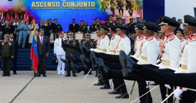 Nuevos oficiales de las 12 academias militares juran defender a Venezuela con sus vidas
