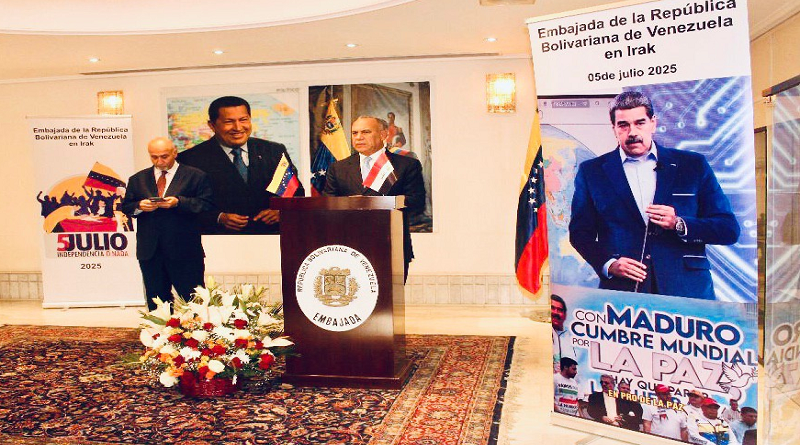 Venezuela presenta en Irak iniciativa presidencial por la paz y contra la guerra