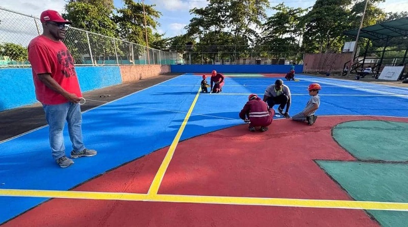 Programa Mi Cancha Bonita llega la comunidad Los Velásquez de Eulalia Buroz