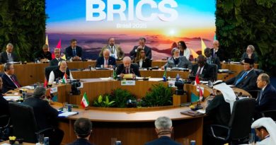 La sesión plenaria de la 17.ª cumbre de los BRICS, Río de Janeiro, Brasil, 6 de julio de 2025. (Eraldo Peres / AP)