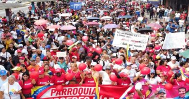 Pueblo en las calles demuestra la fuerza de la victoria popular