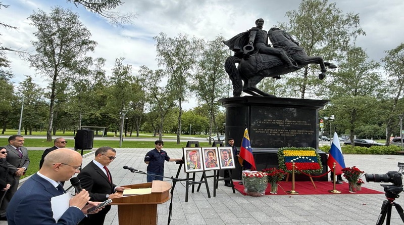 Embajada de Venezuela en Rusia celebra 214 años de la Independencia
