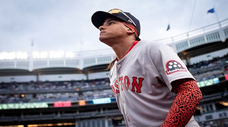 Jhostynxon García fue bajado a Triple-A por Medias Rojas de Boston