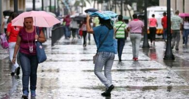 Precipitaciones de intensidad variable se estiman en ocho estados del país