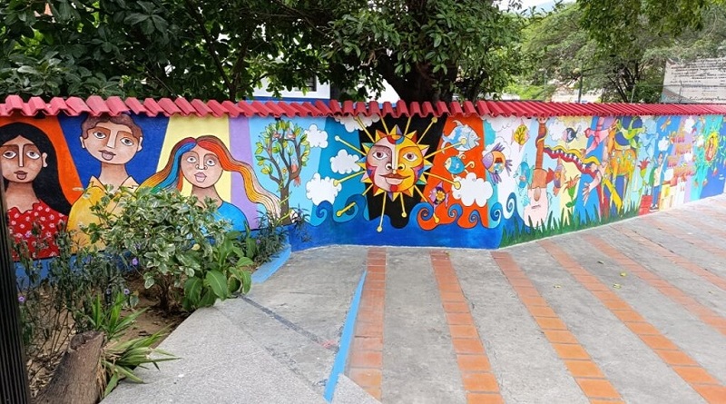 Inauguran dos nuevos murales del artista plástico Felipe García