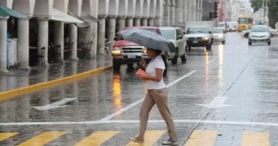 Precipitaciones de intensidad variable se prevé este sábado en nueve estados del país