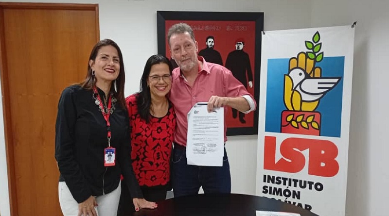 Instituto Simón Bolívar y Escuela de Cine "Simón Rodríguez" firman convenio
