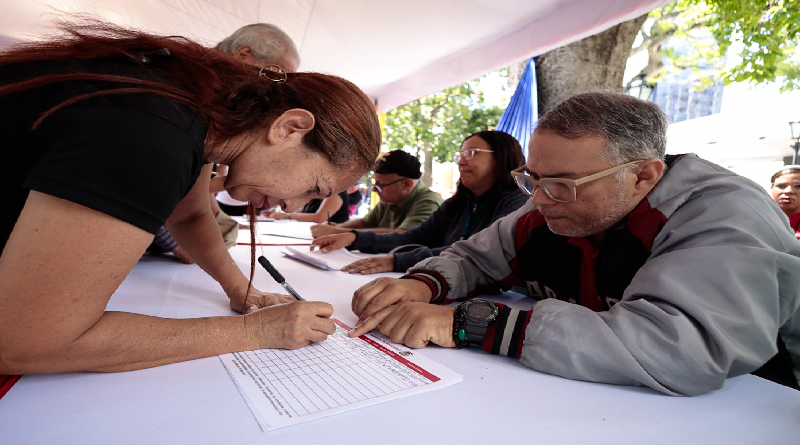 Inicia proceso de alistamiento nacional en rechazo a las agresiones de EE. UU.