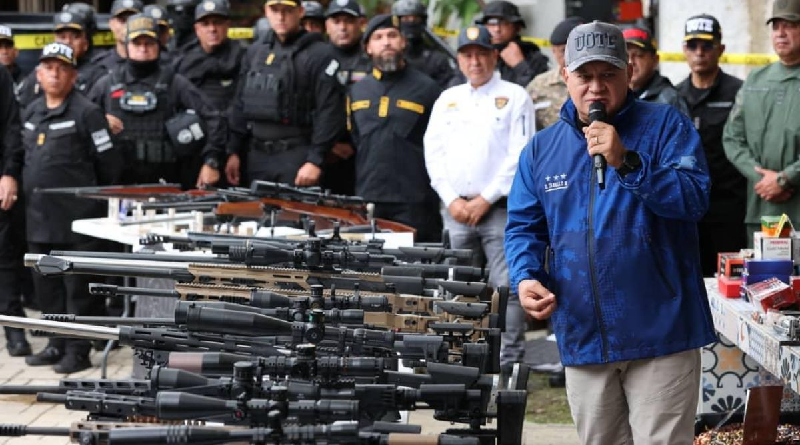 Incautado nuevo arsenal de armas de alto calibre para causar terrorismo
