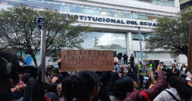 Ecuatorianos se movilizan contra política neoliberal de Daniel Noboa