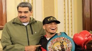 Presidente Maduro homenajea a campeón mundial minimosca Carlos Cañizales
