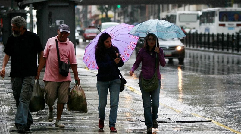 Pronostican lluvias y actividad eléctrica para varias regiones de Venezuela