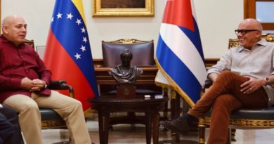 Una delegación del Partido Comunista de Cuba (PCC) visitó a presidente AN, Jorge Rodríguez, como parte de la agenda de trabajo y cooperación