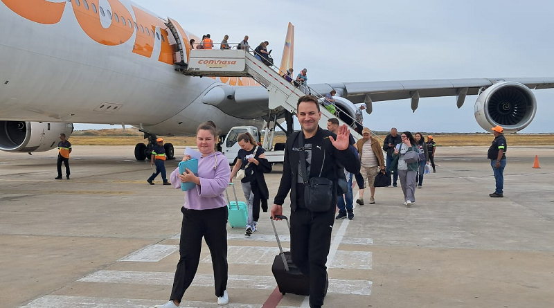 Arriban a la Isla de Margarita 100 nuevos turistas provenientes de Rusia