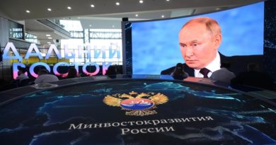 Vladímir Putin, presidente ruso, durante su discurso en la sesión plenaria de la X edición del Foro Económico Oriental (Sputnik Mundo/Alexandr Kryazhev)