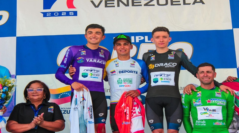 Colombiano Camilo Gómez obtiene cuarta etapa de la Vuelta a Venezuela
