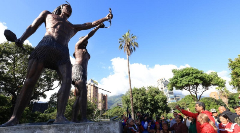 Cabello defiende fuerza indígena ante críticas a estatuas de Guaicaipuro y Urquía