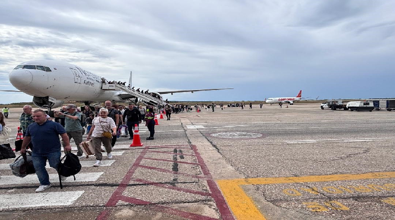 Nuevo vuelo con turistas rusos arriba a la isla de Margarita