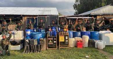 Ceofanb destruye campamento del narcotráfico en el estado Apure