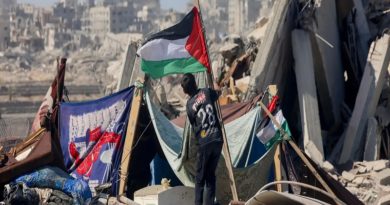 Millones de toneladas de escombros y desechos cubren la Franja de Gaza