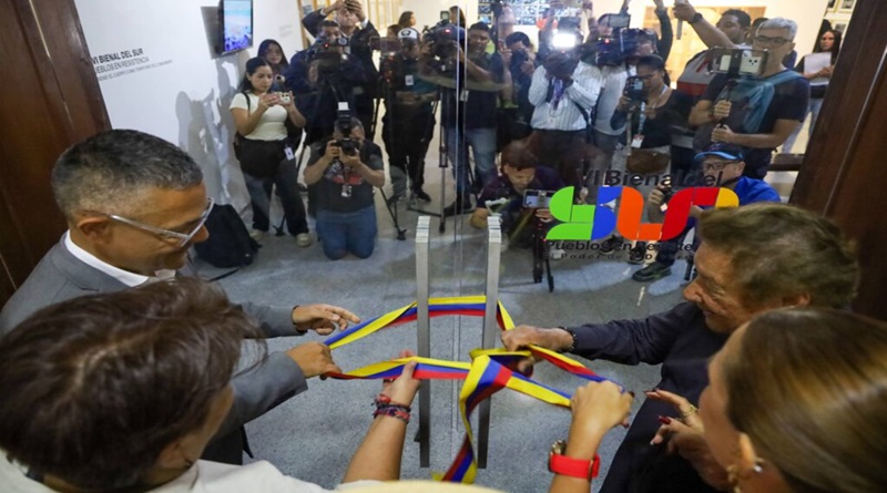 Ministro Villegas al inaugurar Bienal del Sur: Aquí está el arte desde el Sur Global