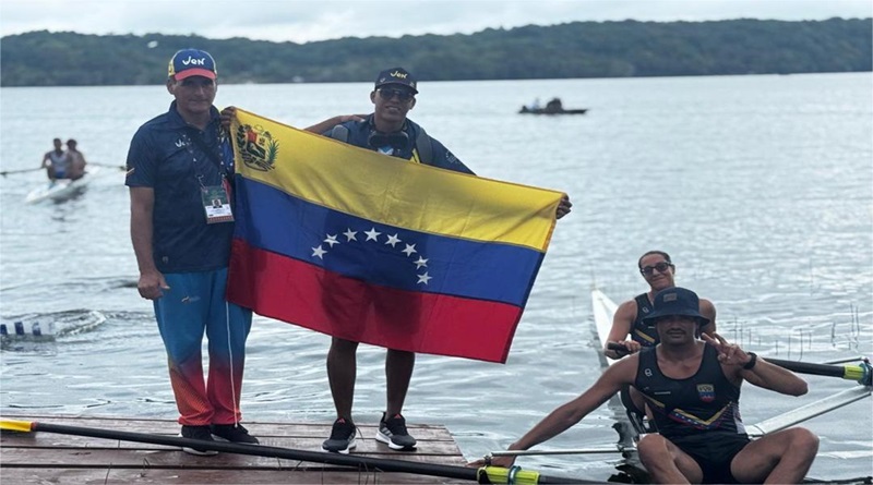 Remo venezolano conquista cuatro doradas en clasificatorio de Guatemala
