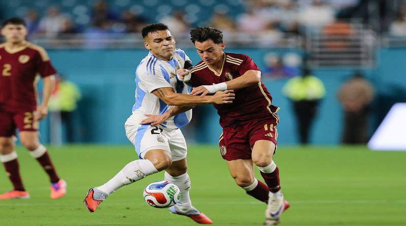 Vinotinto cae por la mínima ante Argentina  