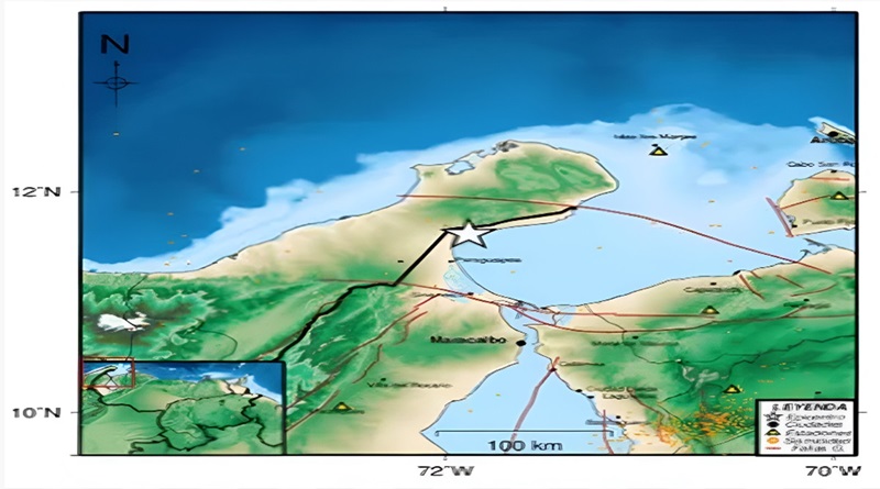 Un sismo de magnitud 4.8 se registró este viernes 24 octubre, con epicentro cerca de las costas venezolanas, a 29 kilómetros de Paraguaipoa