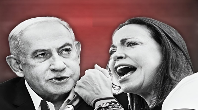 María "Sayona" Machado llama a Netanyahu y lo felicita por "la paz" que logró en Palestina