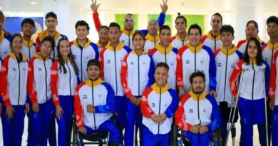 Delegación venezolana llega a Chile para los Parapanamericanos Juveniles
