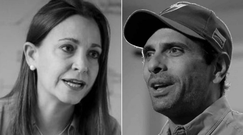 Capriles Radonski felicita a María Corina Machado por ser “una promotora de la guerra”