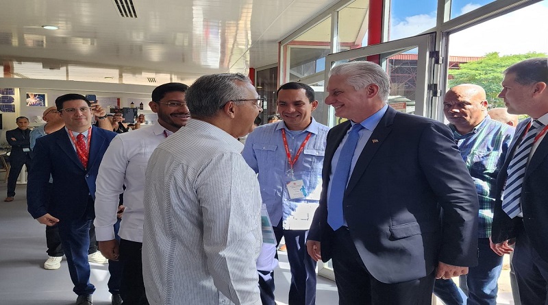 Presidente Díaz-Canel exalta potencial productivo de Venezuela en Feria de Habana