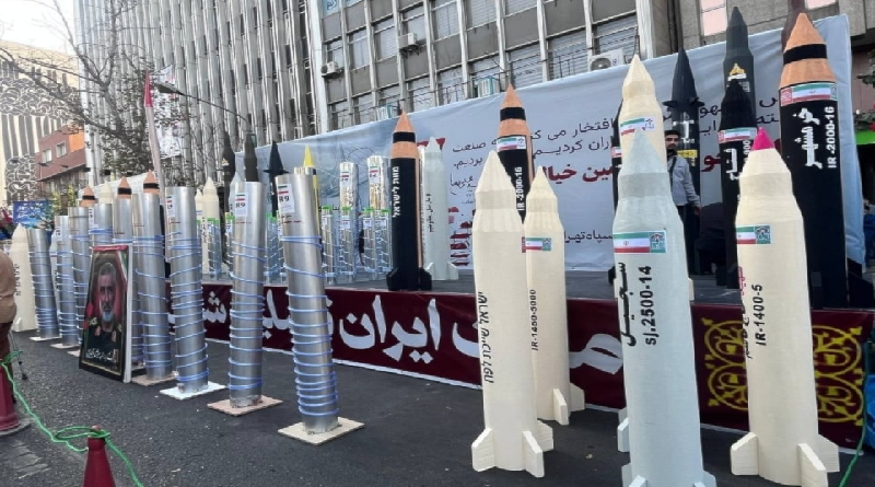 Miles de personas marchan este martes por las calles de Teherán para conmemorar el Día Nacional de Lucha contra la Hegemonía Global