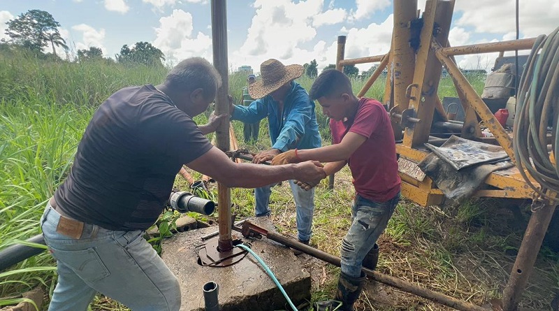Atienden más de 860 familias con activación de pozo profundo en Monagas