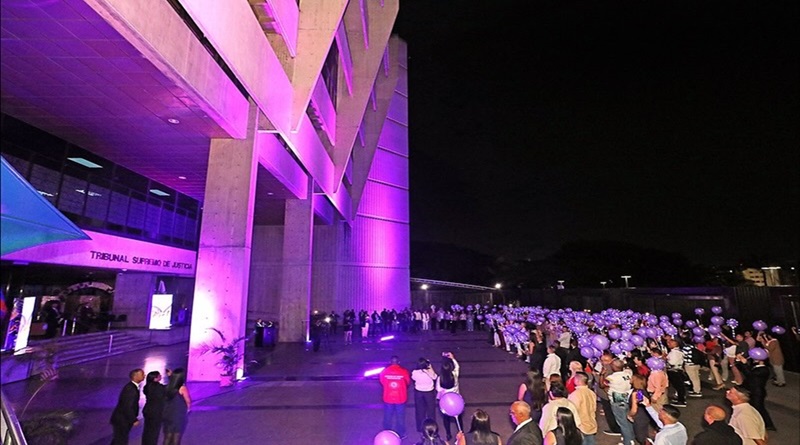 TSJ enciende luz violeta por la erradicación de la violencia contra las mujeres